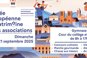 Bandeau Journée européenne du patrimoine et des associations