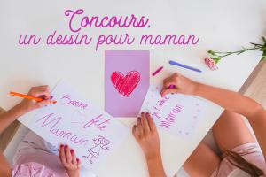 Bandeau concours, un dessin pour maman