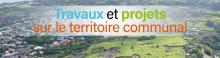 Bandeau travaux et projets territoire communal