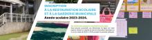 Bandeau Inscription à la restauration scolaire et à la garderie municipale 2023-2024