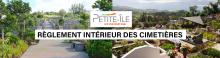 Bandeau règlement intérieur des cimetières
